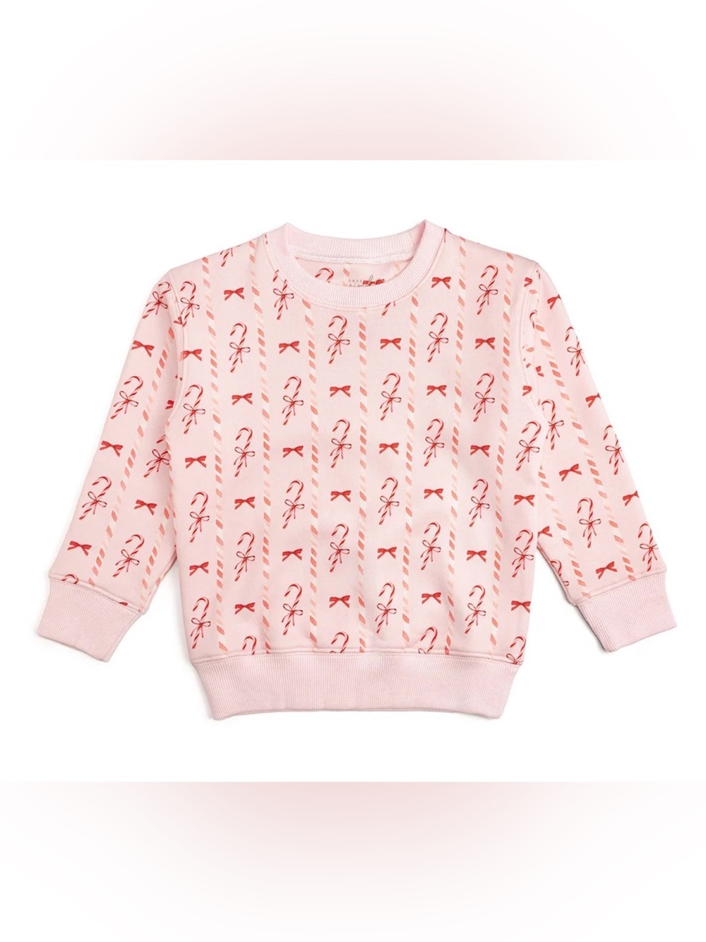 SWEET WINK “Candy Cane Lane” Crewneck Sweatshirt - 18-24M